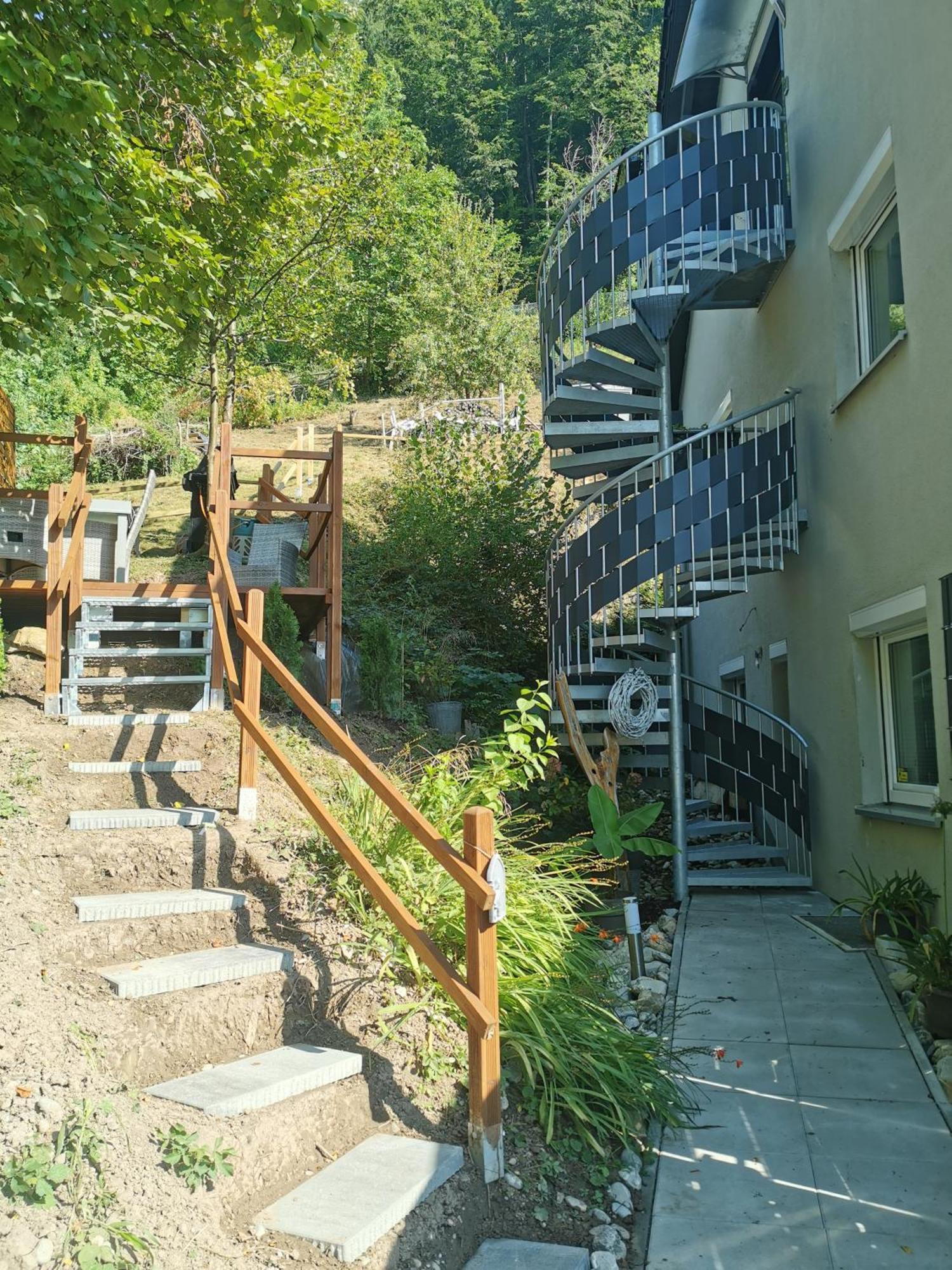 Skyline Klimatisierte Dachgeschoss-Wohnung In Dornbirn Mit Blick Ins Rheintal Exterior foto