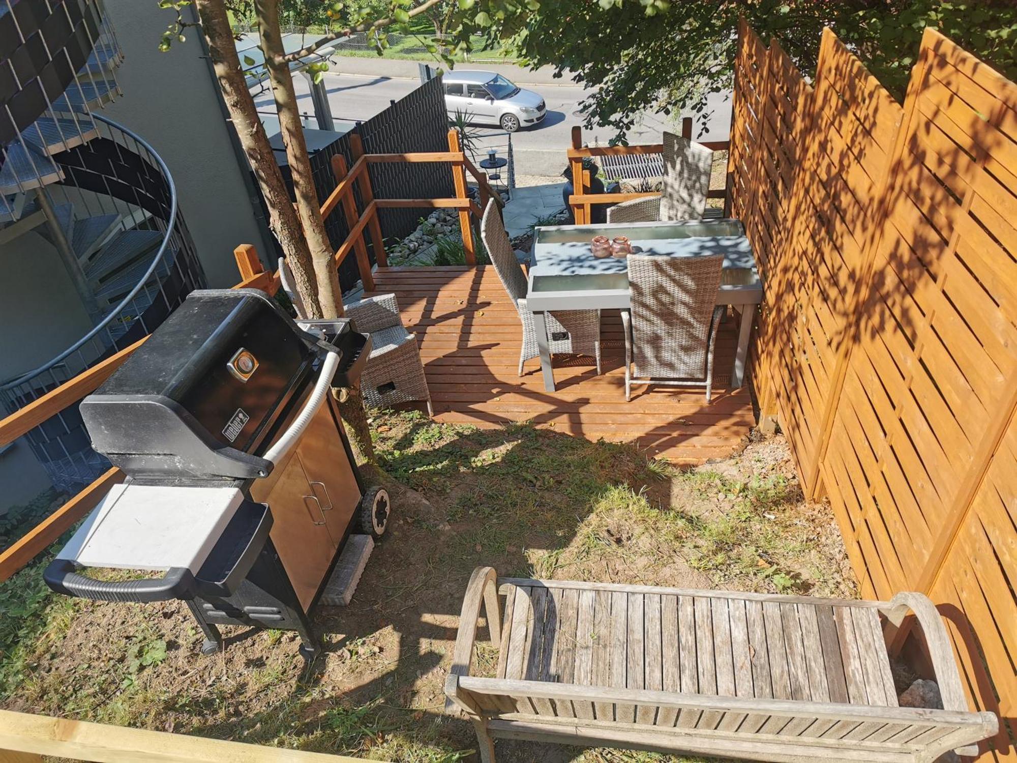 Skyline Klimatisierte Dachgeschoss-Wohnung In Dornbirn Mit Blick Ins Rheintal Exterior foto