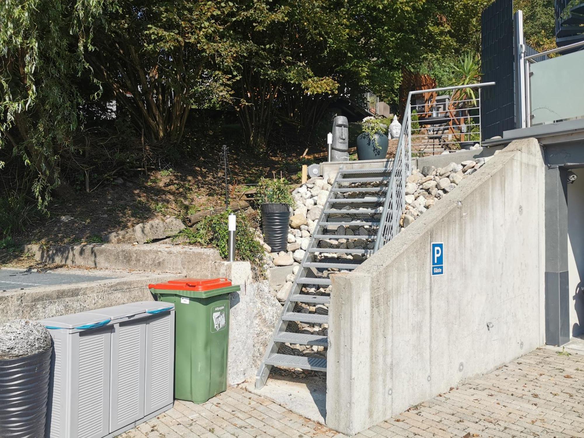 Skyline Klimatisierte Dachgeschoss-Wohnung In Dornbirn Mit Blick Ins Rheintal Exterior foto